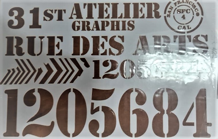 STENCIL MCL - 20x30 Cod.- 1949