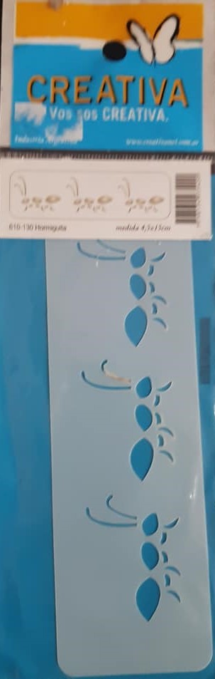 STENCIL 4.5x15 CREATIVA 610-130 - HORMIGA