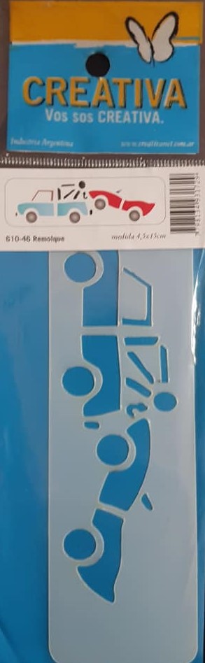 STENCIL 4.5x15 CREATIVA 610-046 - REMOLQUE