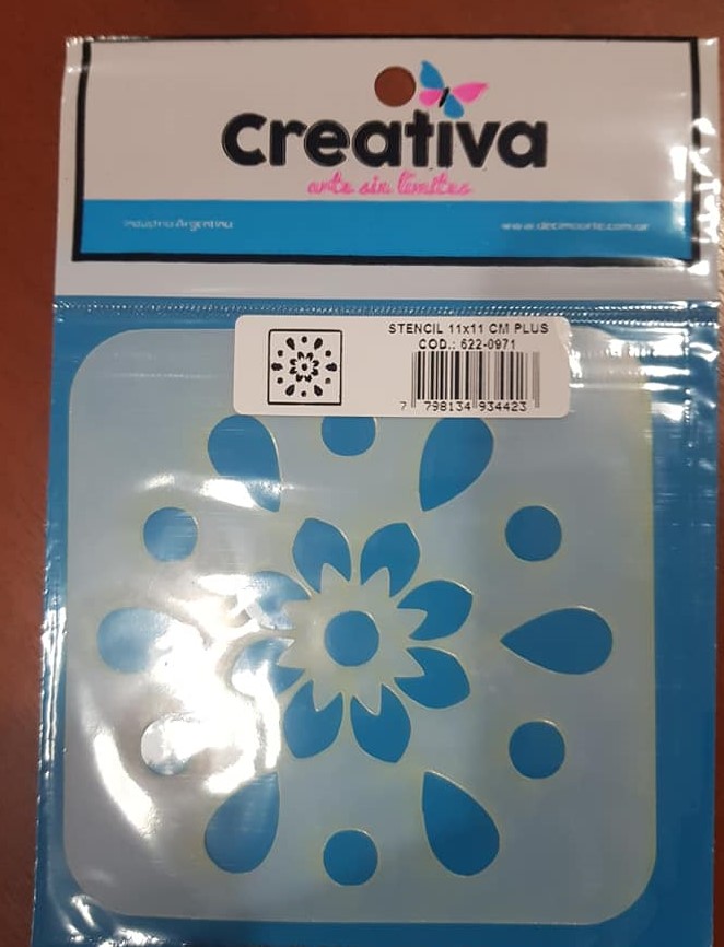 STENCIL 11x11 CREATIVA 622-0971 - CM PLUS