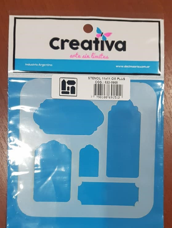 STENCIL 11x11 CREATIVA 622-0968 - CM PLUS