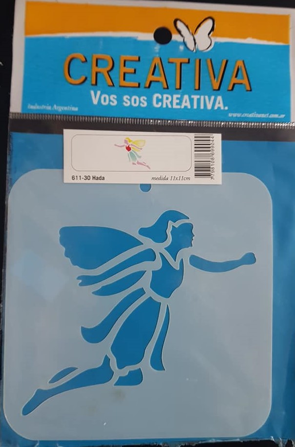 STENCIL 11x11 CREATIVA 611-0030 - HADA