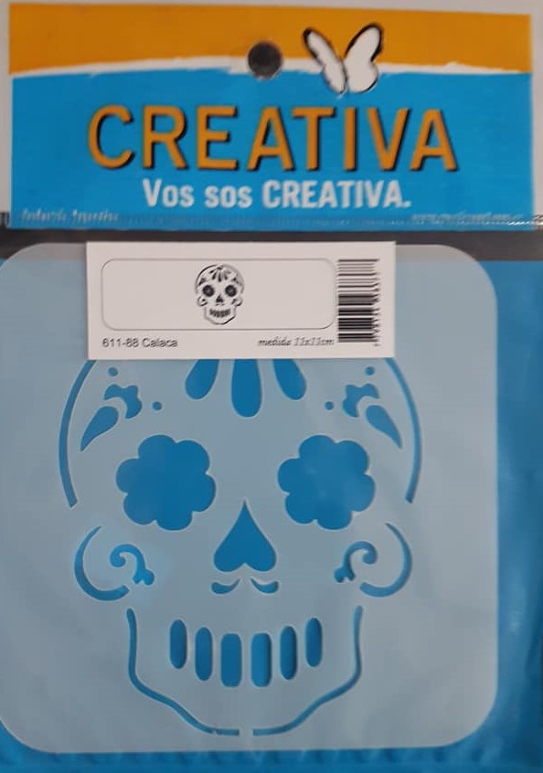 STENCIL 11x11 CREATIVA 611-0088 - CALACA