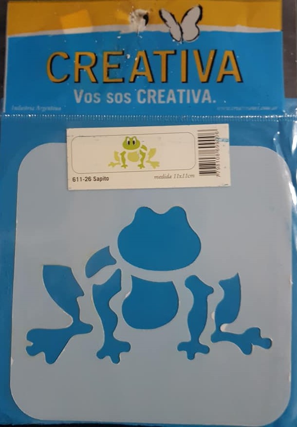 STENCIL 11x11 CREATIVA 611-0026 - SAPITO