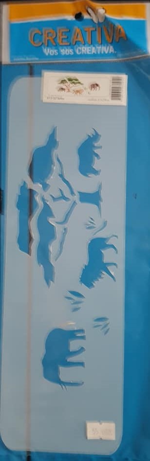STENCIL 9.5x29 CREATIVA 612-0032 - SELVA 