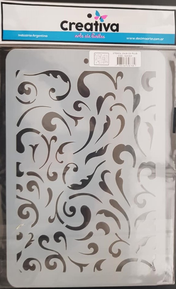 STENCIL 20x30 CREATIVA 624-024