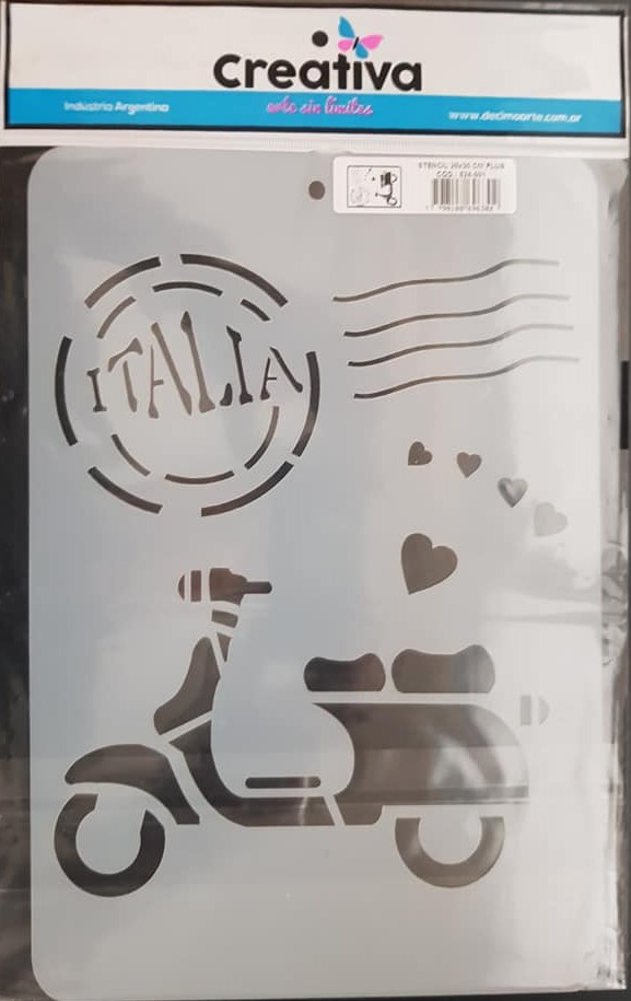 STENCIL 20x30 CREATIVA 624-001