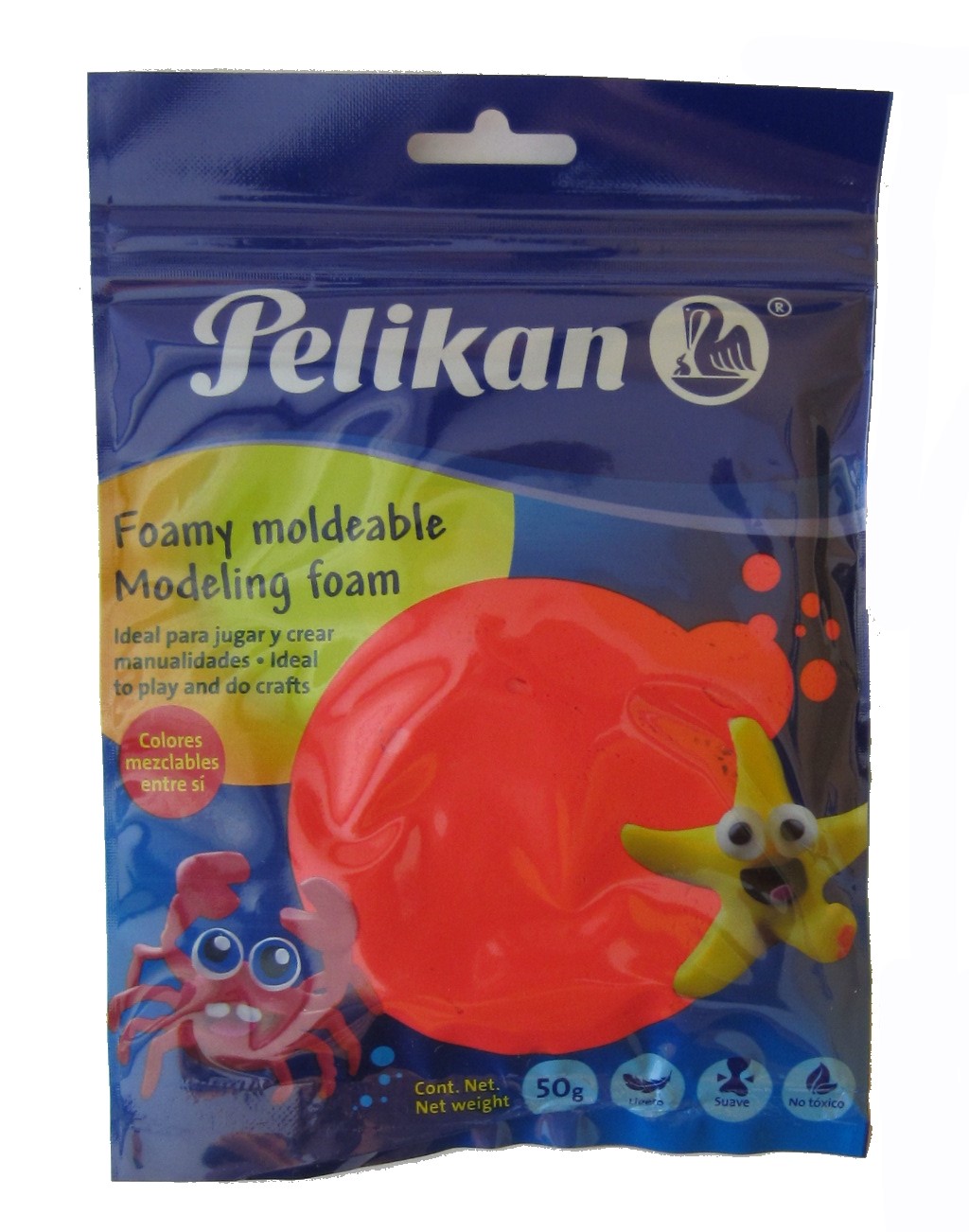 FOAMY MOLDEABLE PELIKAN 50gr - ROJO