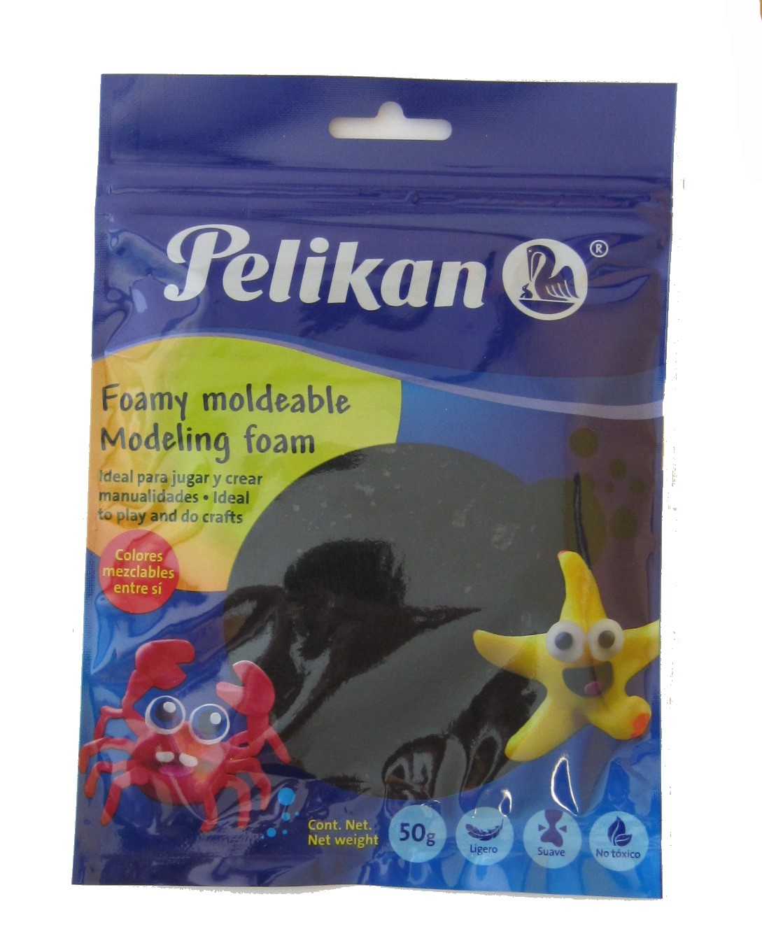 FOAMY MOLDEABLE PELIKAN 50gr - NEGRO