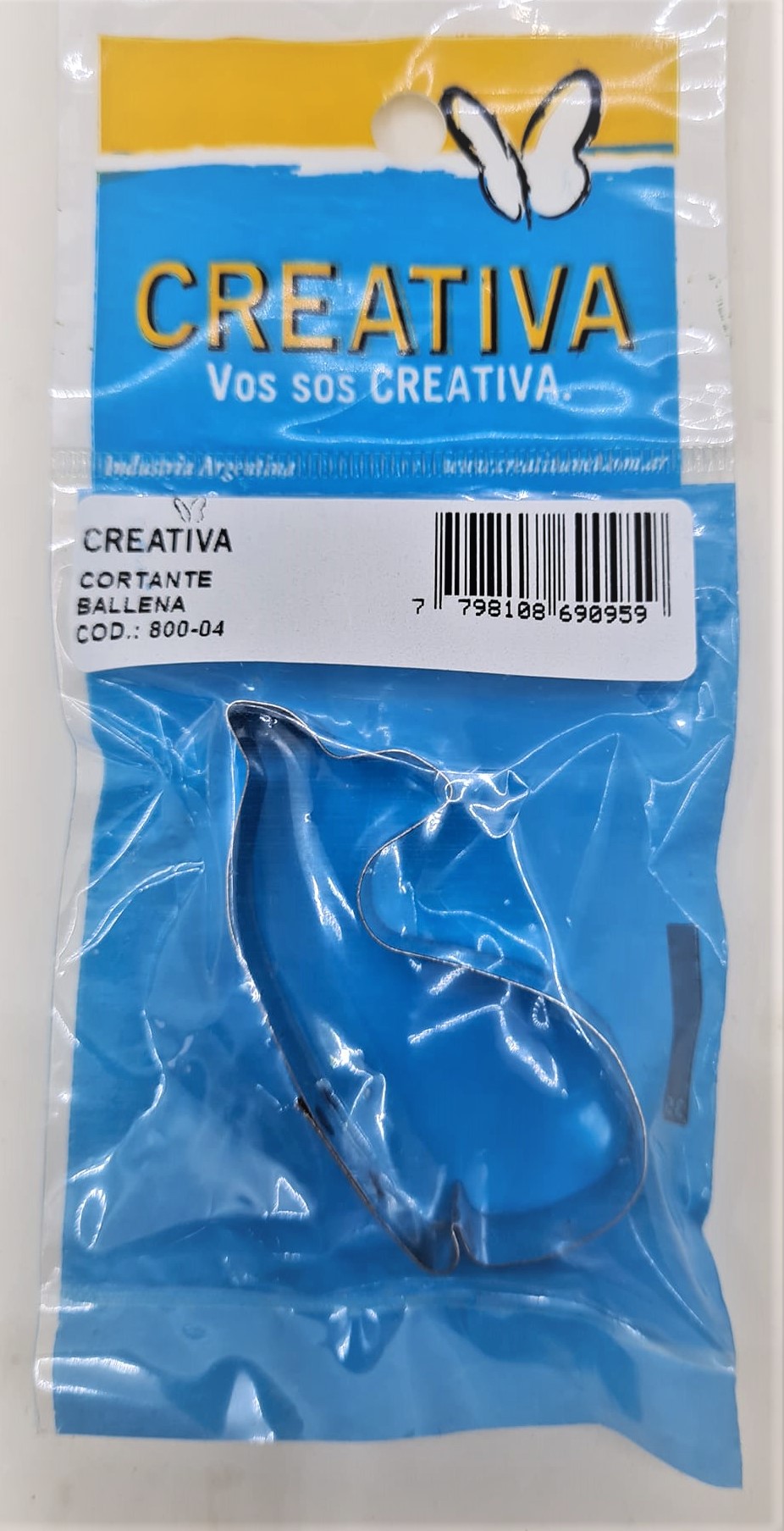 CORTANTE METAL SERIE 0 -  BALLENA