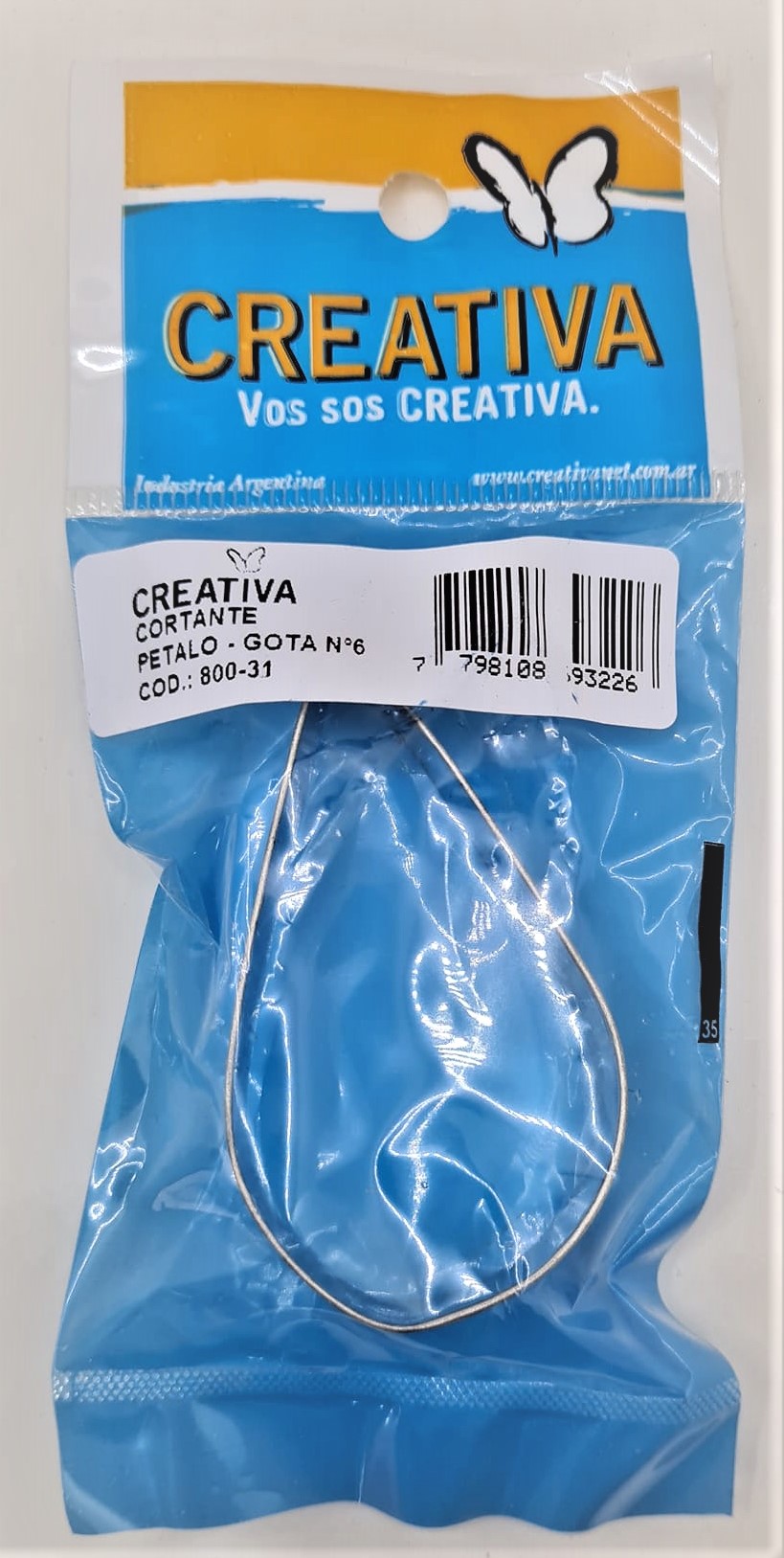 CORTANTE METAL SERIE 0 - GOTA N.6