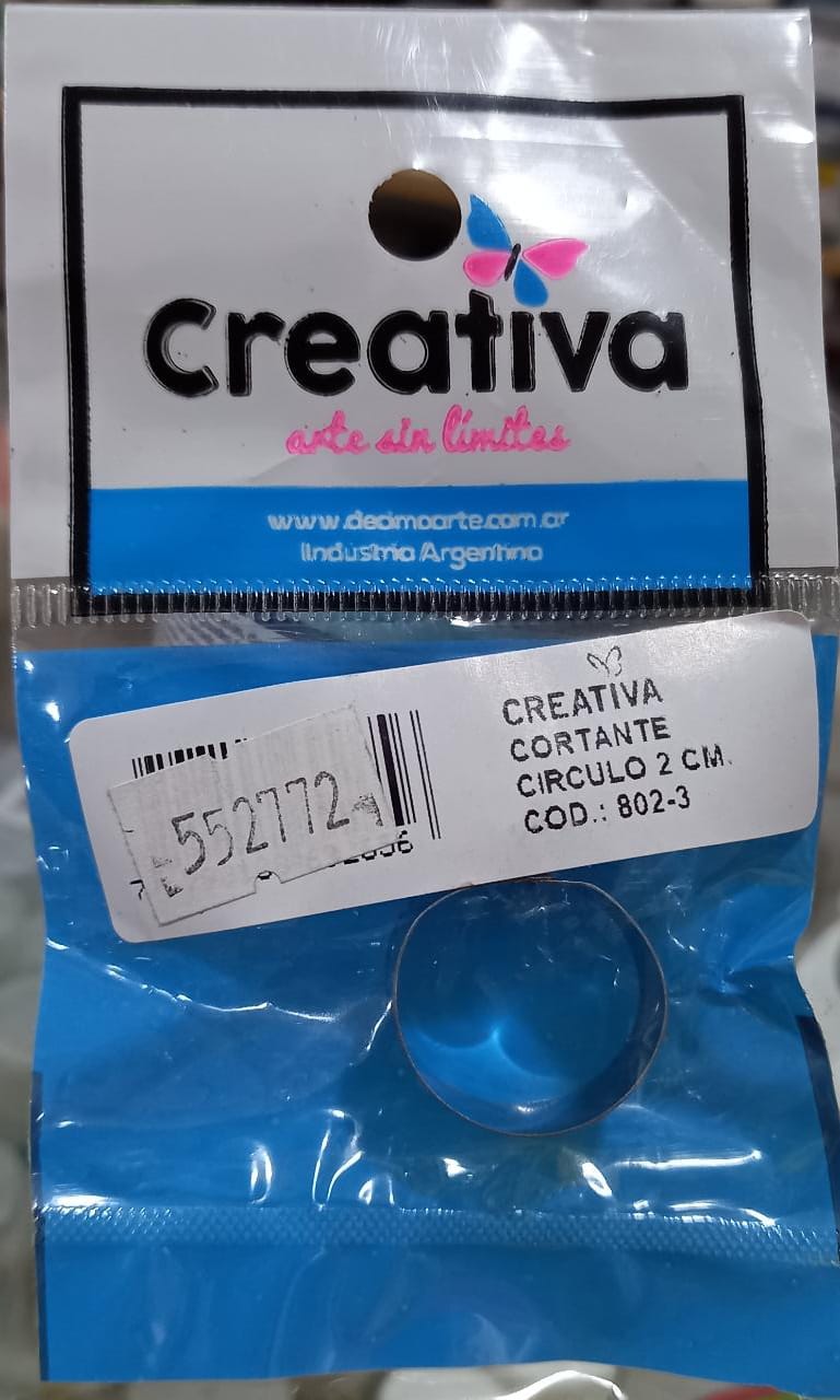 CORTANTE METAL SERIE 2 - CIRCULO 2cm