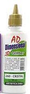 PINTURA DIMEN.AD.40ml.GLITTER 260 - CRISTAL