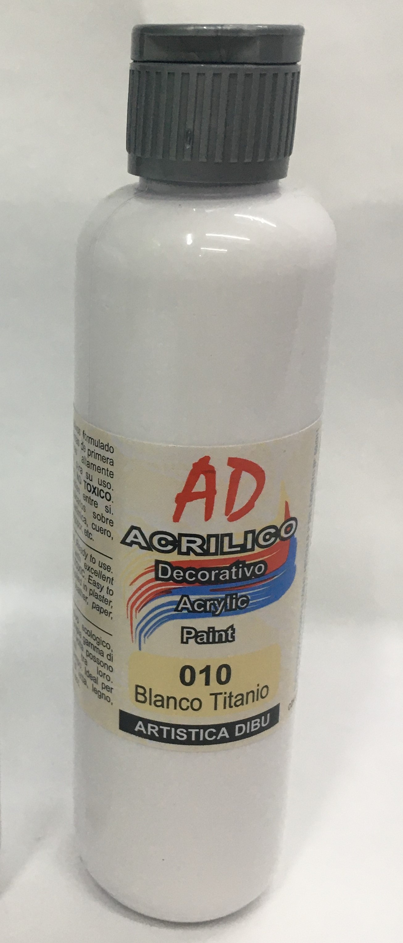 ACRILIC.DECO.AD.120ml. (010) BLANCO DE TITANIO