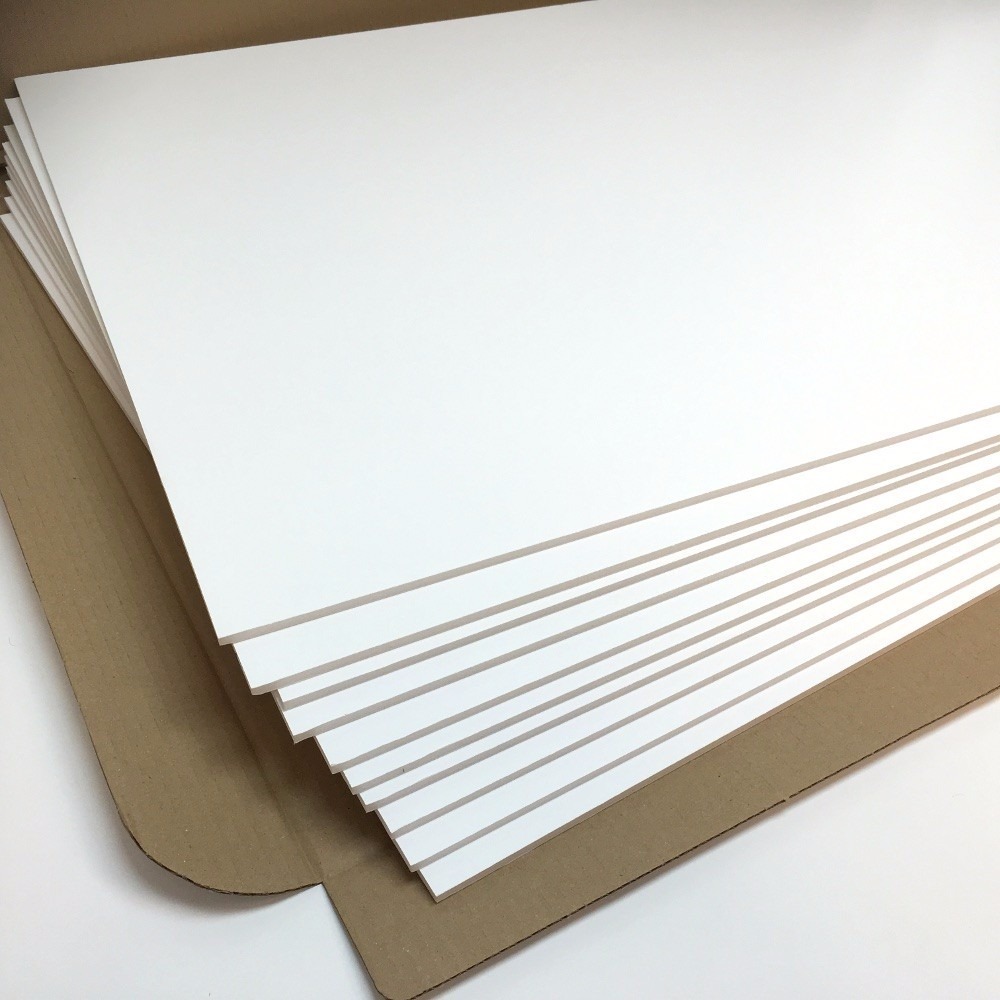 CARTON PLUMA 35x50cmx5mm. FOAM BOARD - BLANCO
