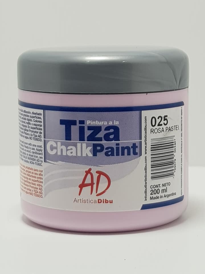 PINTURA A LA TIZA - AD- 200ml. 025 - ROSA PASTEL