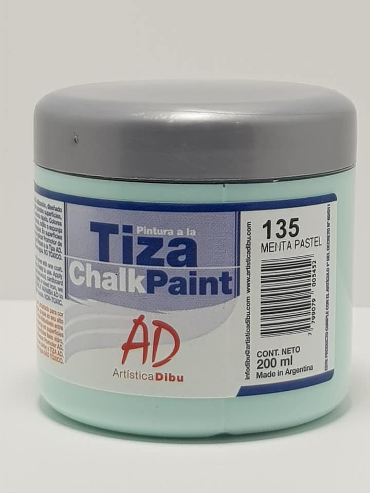 PINTURA A LA TIZA - AD- 200ml. 135 - MENTA PASTEL