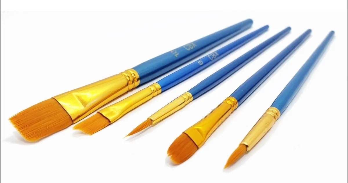 PINCEL CBX SET x 5u SINTETICOS L-1