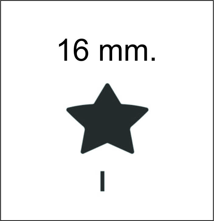 SACAB.G.EVA.16mm.KM-8805-I - ESTRELLA