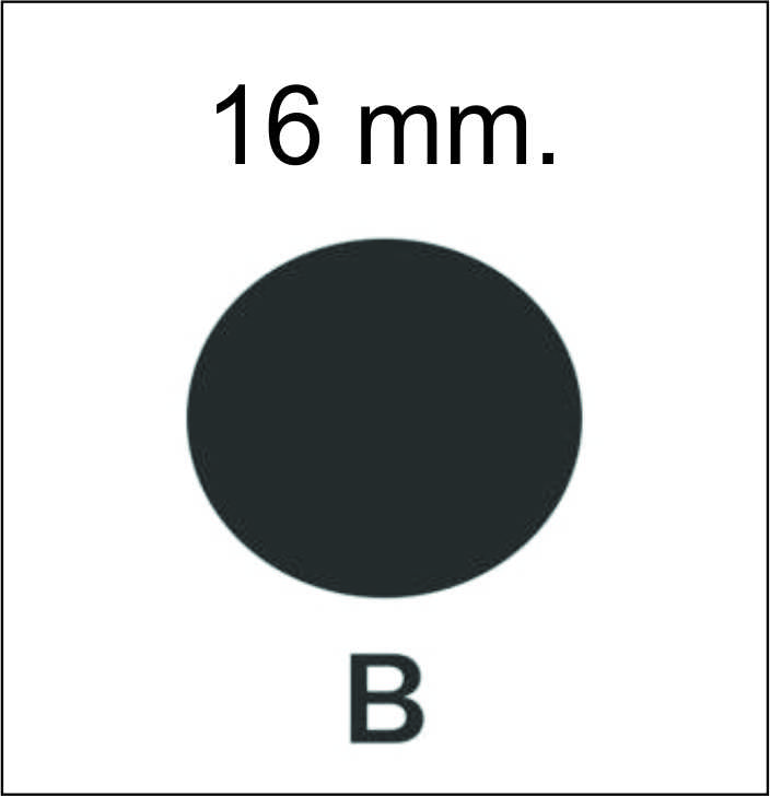 SACAB.G.EVA.16mm.KM-8805-B - CIRCULO