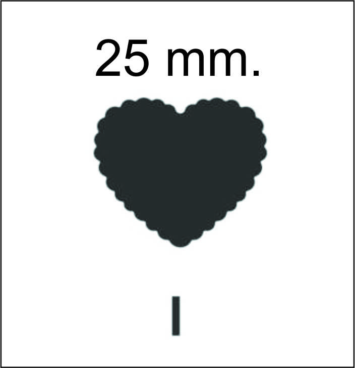 SACAB.G.EVA.25mm.KM-8810-I - CORAZON C-ONDAS