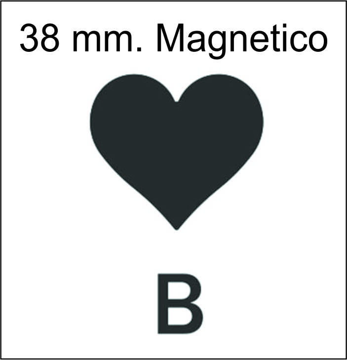 SACAB.G.EVA.MAGENTIC.38mm.KM-6615 - B - CORAZON