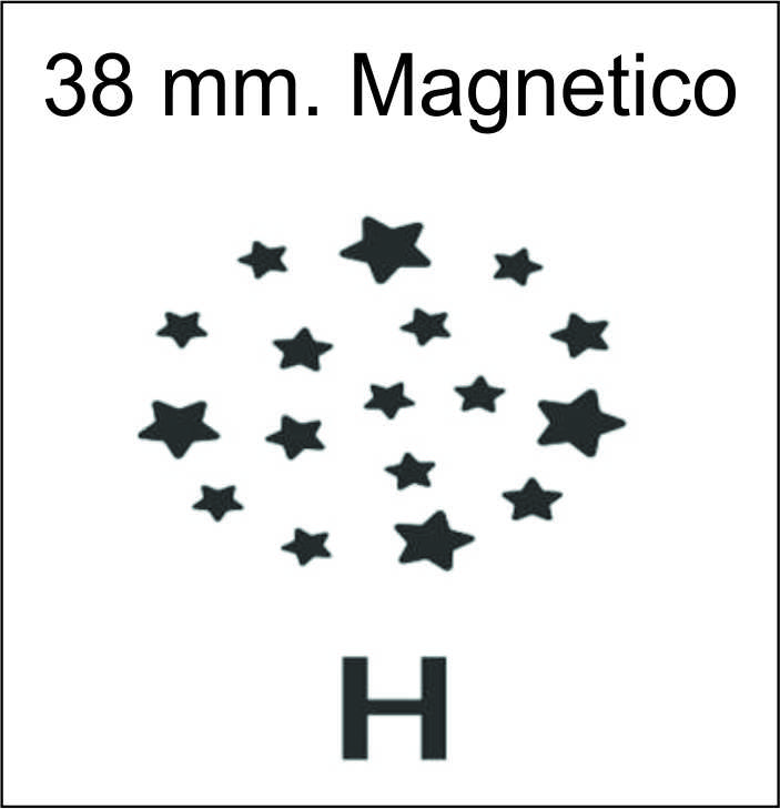 SACAB.G.EVA.MAGENTIC.38mm.KM-6615 - H - CONJ.ESTRELLITAS