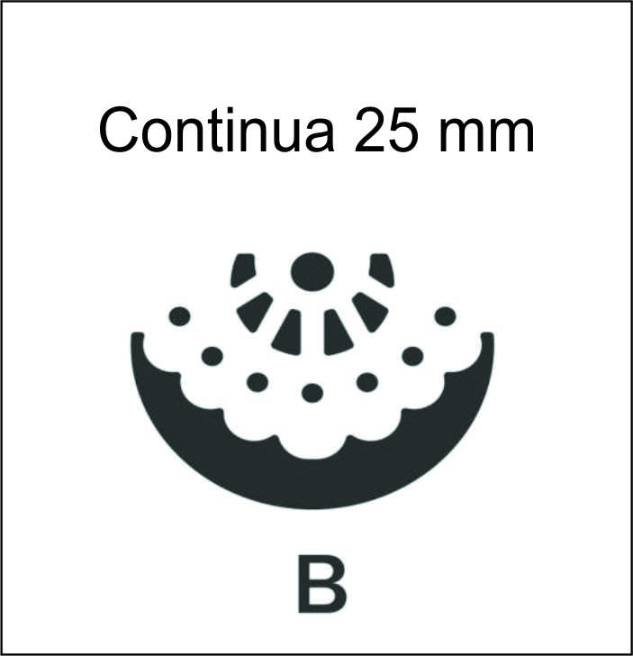 SACAB.CONTINUA-25mm.KM-8810 - B