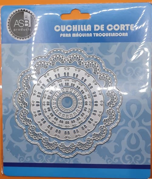 MATRIZ DE CORTE 721-11 MANDALAS 11.8 cm.  x 6p.