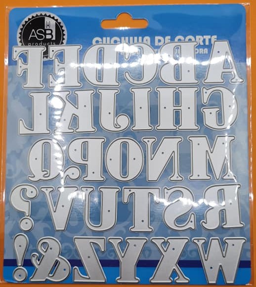 MATRIZ DE CORTE 721-7  ABECEDARIO 25x29 x 30p.