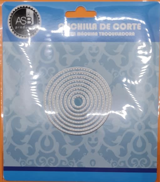 MATRIZ DE CORTE 9013 CIRCULOS 71x71 x 8p.