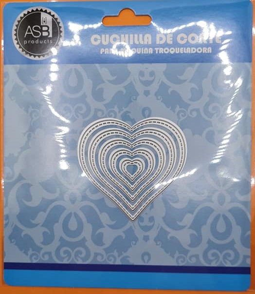 MATRIZ DE CORTE 9015 CORAZONES 71x68 x 5p.