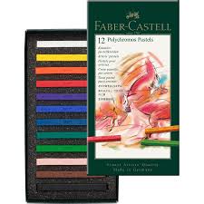 TIZAS PASTELES FABER POLYCHROMOS x 12u.