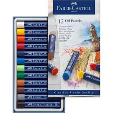 PASTELES AL OLEO FABER x 12 u. 