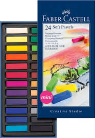 PASTELES AL OLEO FABER MINI BLANDOS x 24 u. 