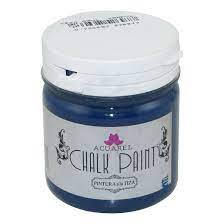PINTURA TIZA ACUAREL 200gr - AZUL TRAFUL