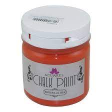 PINTURA TIZA ACUAREL 200gr - NARANJA