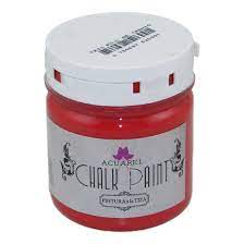 PINTURA TIZA ACUAREL 200gr - ROJO CADMIO
