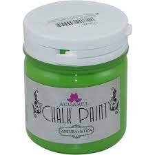 PINTURA TIZA ACUAREL 200gr - VERDE MANZANA