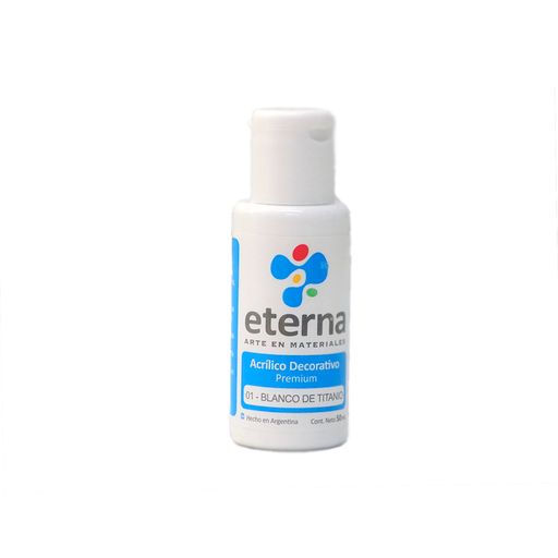 ACRILICO ETERNA 50ml. 01- BLANCO