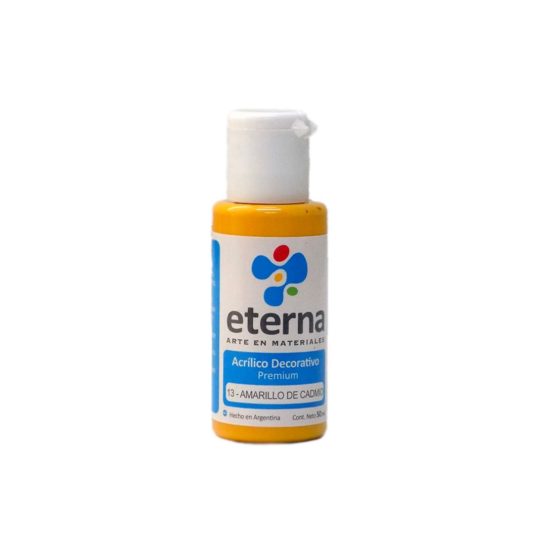 ACRILICO ETERNA 50ml. 13- AMARILLO CADMIO