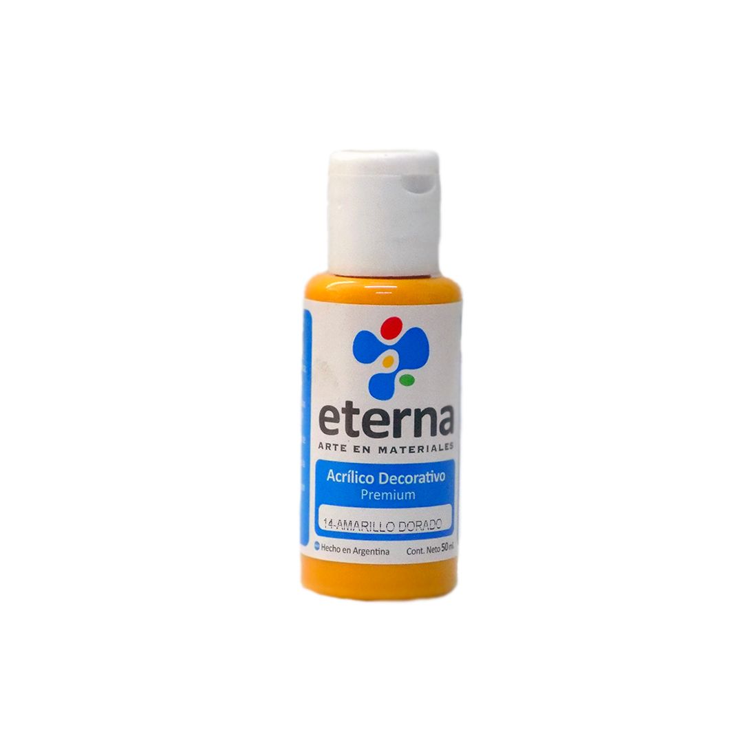 ACRILICO ETERNA 50ml. 14- AMARILLO DORADO 