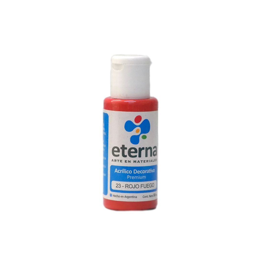 ACRILICO ETERNA 50ml. 23- ROJO FUEGO 