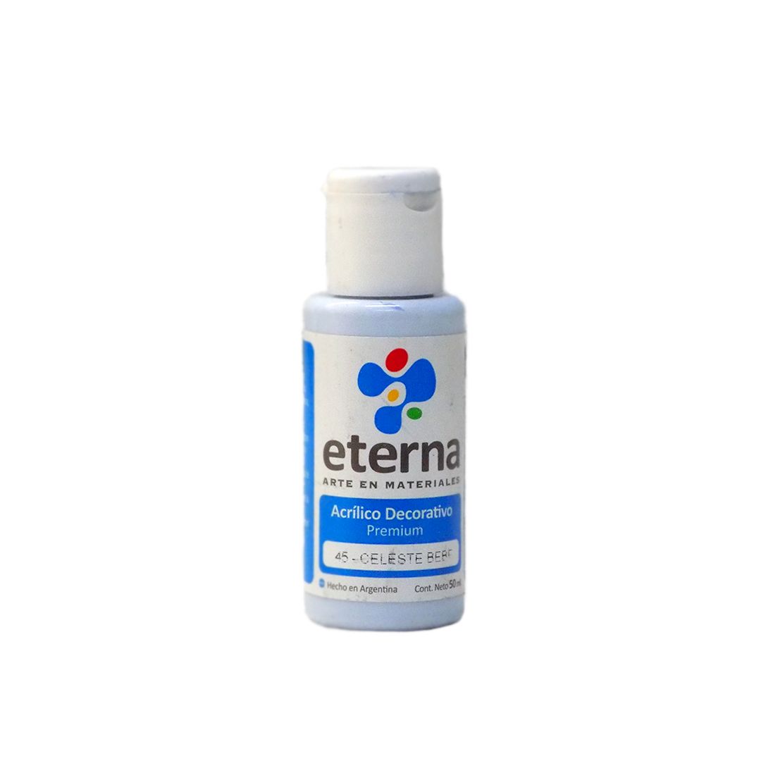 ACRILICO ETERNA 50ml. 45- CELESTE BEBE 