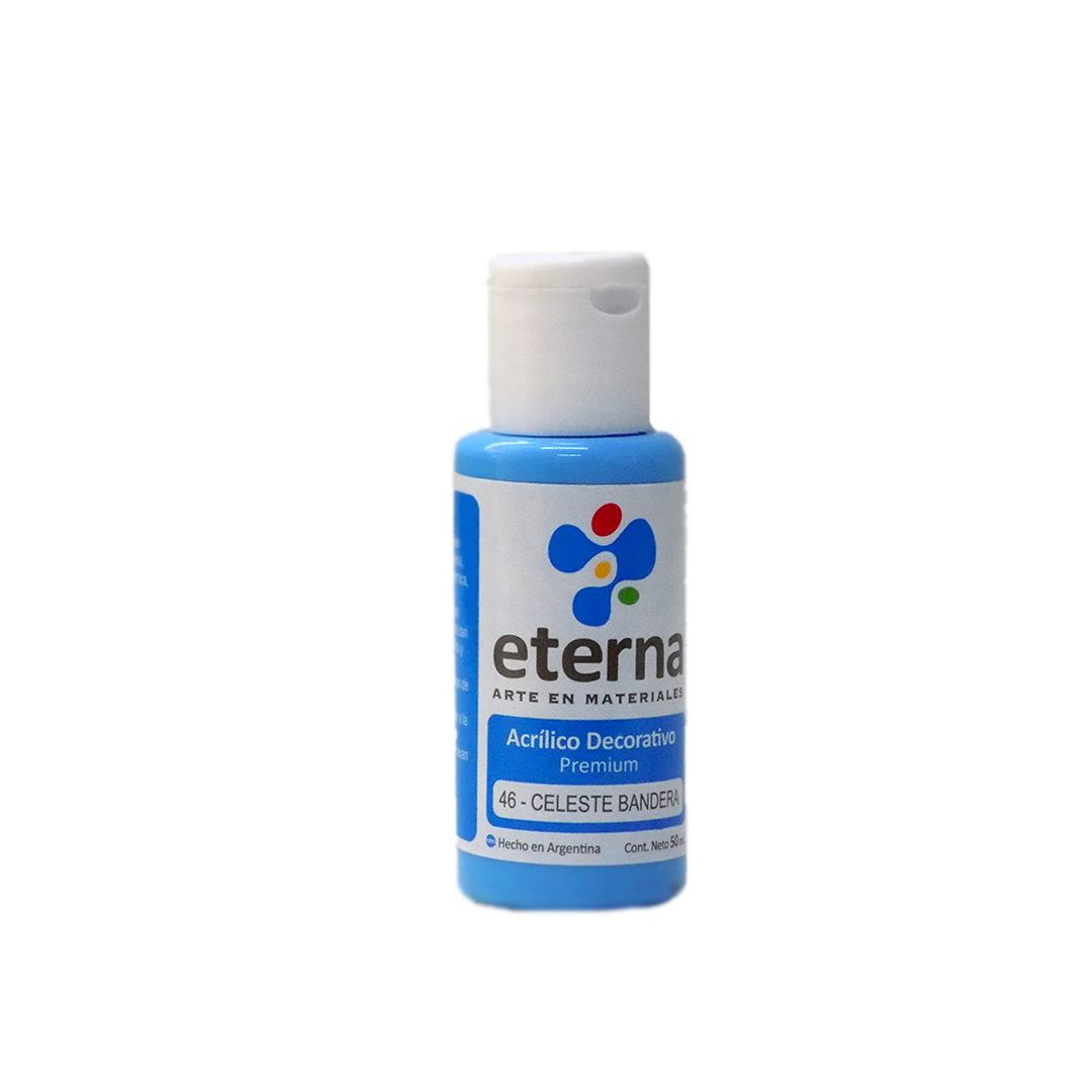 ACRILICO ETERNA 50ml. 46- CELESTE BANDERA 