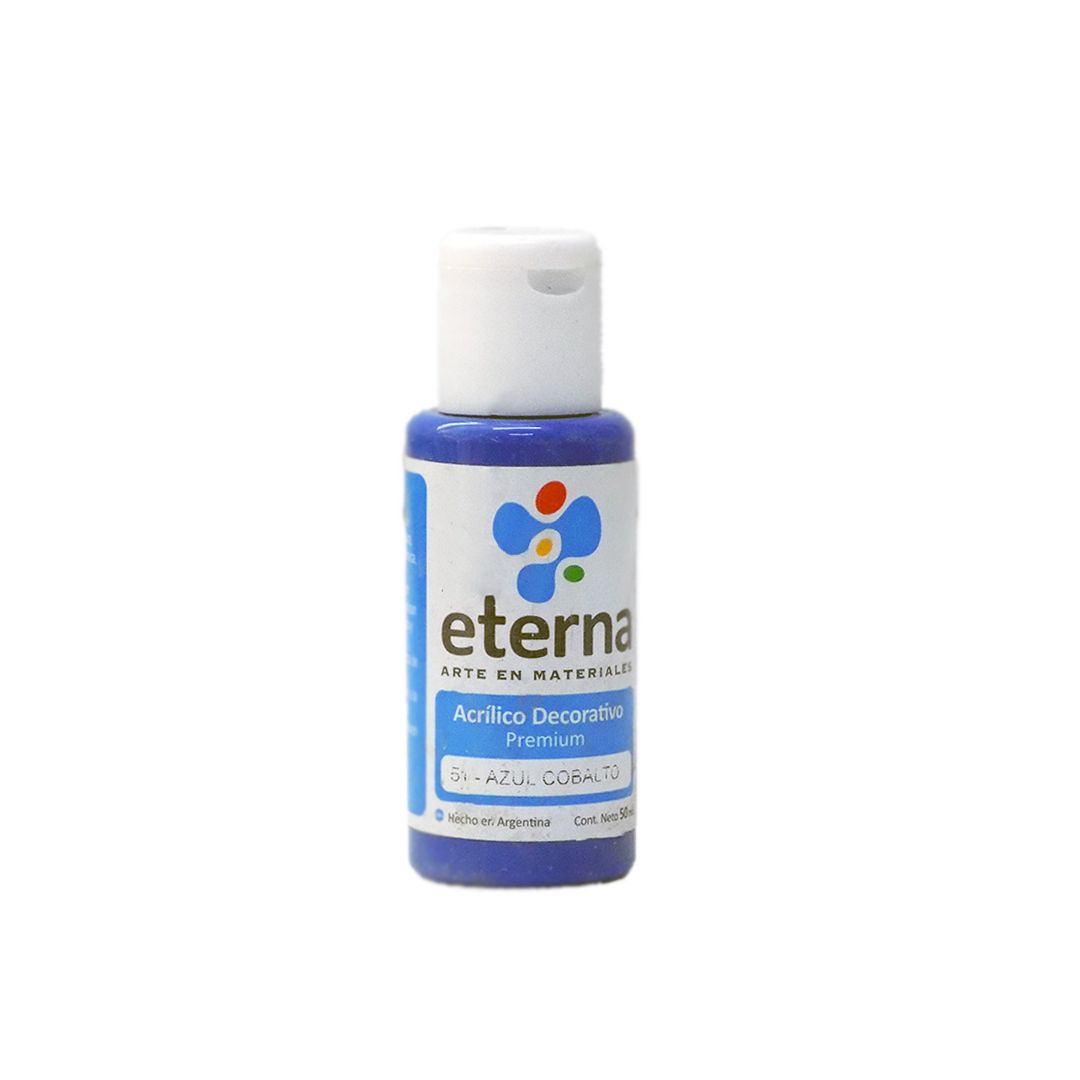 ACRILICO ETERNA 50ml. 51- AZUL DE COBALTO 