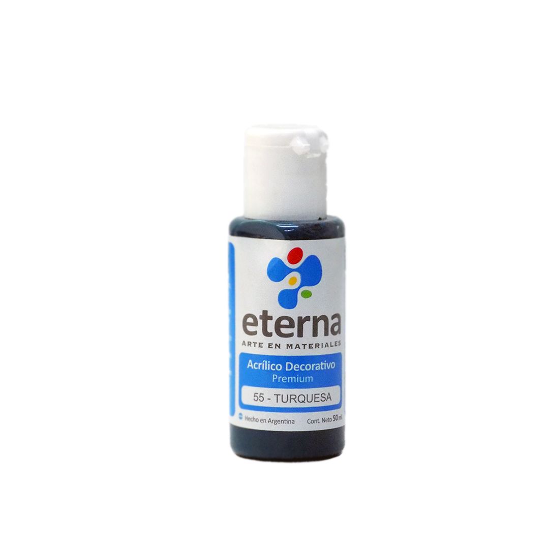 ACRILICO ETERNA 50ml. 55- TURQUESA 