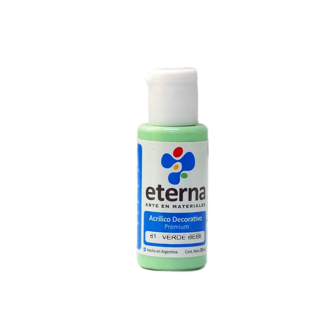 ACRILICO ETERNA 50ml. 61- VERDE BEBE  