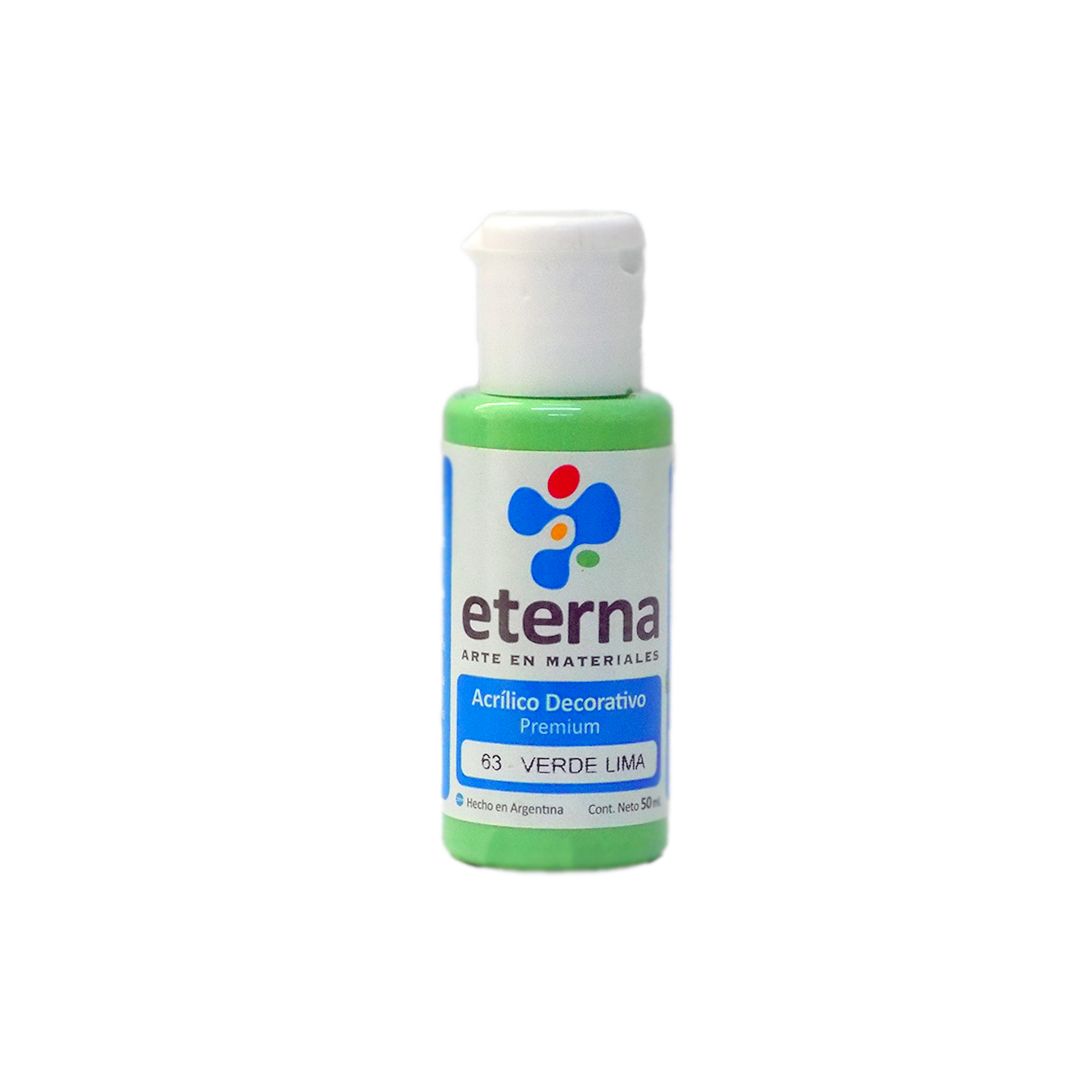 ACRILICO ETERNA 50ml. 63- VERDE LIMA 