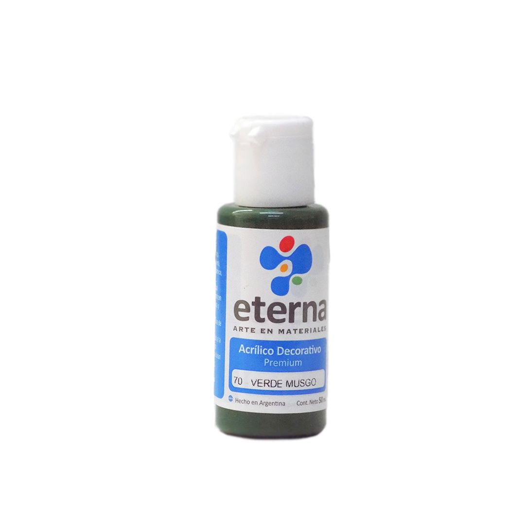 ACRILICO ETERNA 50ml. 70- VERDE MUSGO 